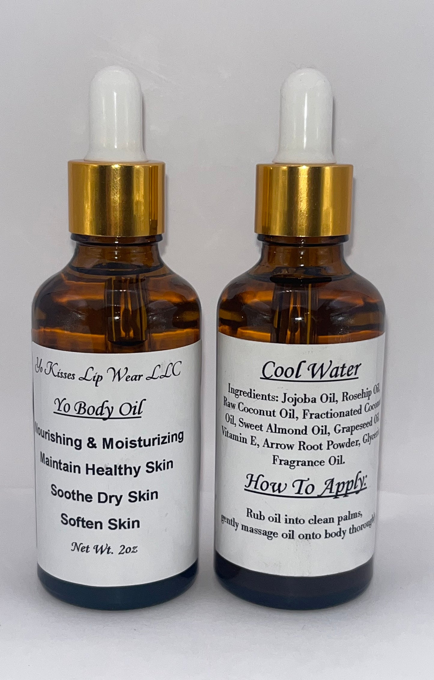 Cool Water Body Oil